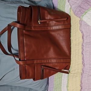 Fossil Caitlin tote Brown